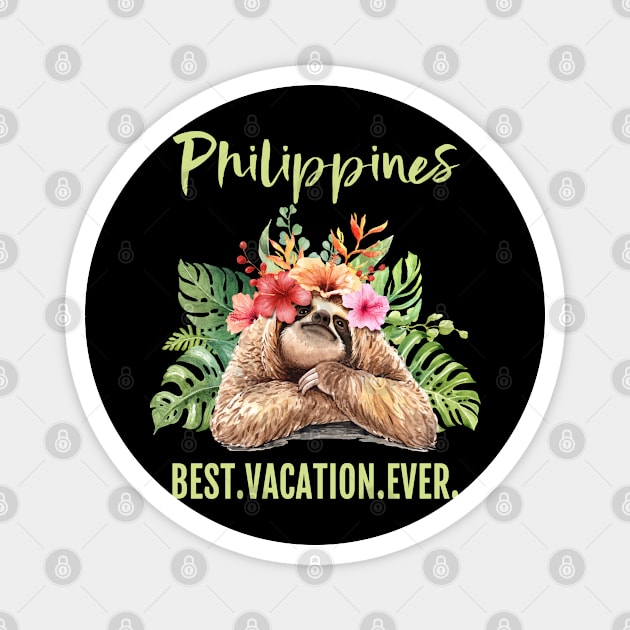 Philippines Best Vacation Ever Souvenir Gift Magnet by grendelfly73